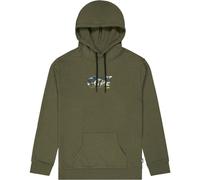 Picture - Basement Camo Printed Hoodie - Hoodie, Gr. S, oliv (Tobacco)