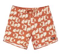 Picture Herren Piau 15 Printed Badeshorts (Größe S, orange)