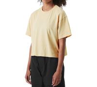 Picture Organic Clothing - Crop-Top aus Baumwolle und Leinen - Damen / Frauen - Hampy - Hampy Tee Wood Ash für Damen aus Baumwolle - Größe Beige M