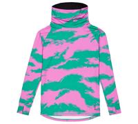 Picture - Women's Pagaya Printed High Fleece - Longsleeve, Gr. M, türkis (RetroBlissPrint)