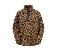 Picture - Women's Velora Printed 1/4 Fleece - Fleecepullover, Gr. M, braun (WildSpotPrint)