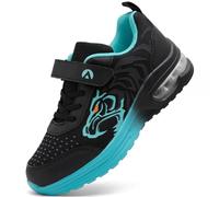 PiDaGlobal Kinder Turnschuhe Jungen Sneaker Mädchen Outdoor Laufschuhe Klettverschluss Hallenschuhe Leichte Atmungsaktive SchulSportschuhe