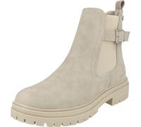 Piece of Mind Damen Schuhe Komfort Chelseaboots Winterstiefel Reißverschluss 254-731 Lt.Grey