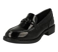 piece of mind. Damen Schuhe Loafer Halbschuhe Slipper 242-778 Schwarz Lack (Numeric_39)