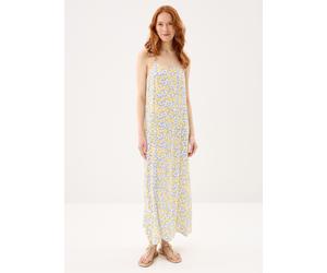 Pieces - Bekleidung Pcbarri Ankle Slip Dress Wvn Msa Bc - Weiß - Größe M