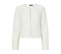 Pieces - Bekleidung Pcbonnie Ls Cardigan Jrs - Weiß - Größe XL