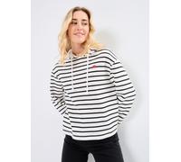 Pieces Chilli Stripes Kapuzenpullover