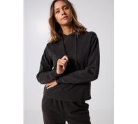 Pieces - Bekleidung Pcchilli Ls Washed Sweat Hoodie Noos Bc - Schwarz - Größe XS