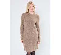 Pieces - Bekleidung PCELLEN LS O-NECK KNIT DRESS NOOS BC - braun - Größe M