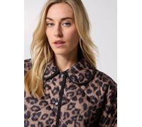 Pieces - Bekleidung Pcemily Short Print Quilt Jacket Noos Bc - braun - Größe L