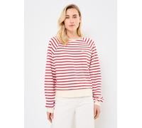 Pieces - Bekleidung Pcgreta Ls Emb Sweat Fc - weiß - Größe M