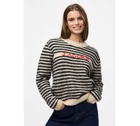Pieces - Bekleidung Pcjada Ls O-Neck Knit Bc - Beige - Größe S