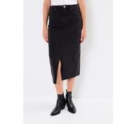 Pieces - Bekleidung Pcjessie Hw Denim Midi Skirt Noos Exp - schwarz - Größe S