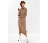 Pieces - Bekleidung PCJULIANA LS ROLLNECK KNIT DRESS NOOS BC - braun - Größe XL