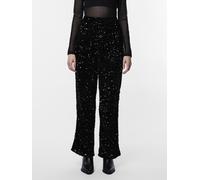 Pieces - Bekleidung Pckam Hw Wide Pant Bc - Schwarz - Größe XS