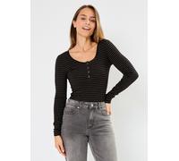 Pieces - Bekleidung Pckitte Ls Lurex Top Noos - schwarz - Größe S