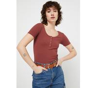 Pieces Kitte Short Sleeve T-shirt Rot M Frau (Herstellerartikelnummer: 17101439-AppleButter-M)