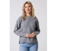 Pieces - Bekleidung Pcmalou Ls O-Neck Cutline Knit Noos Bc - grau - Größe XS