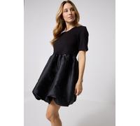 Pieces - Bekleidung Pcmathilde Balloon 2/4 Dress Wvn - Schwarz - Größe XS
