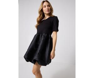 Pieces - Bekleidung Pcmathilde Balloon 2/4 Dress Wvn - Schwarz - Größe XS