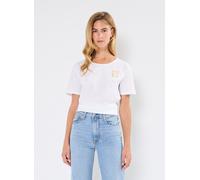 Pieces - Bekleidung Pcnally Ss Tee Fc Bc - Weiß - Größe XS