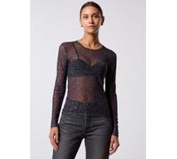 PIECES Pcninni Ls Mesh Top Noos Bc für Damen - S