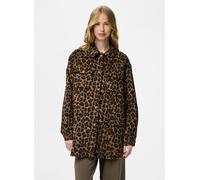 Pieces Saga Shacket Jacke S Black / Leopard
