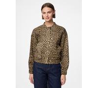 Pieces - Bekleidung PCSALUME BOMBER DENIM JACKET - braun - Größe M