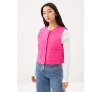 Pieces - Bekleidung Pcsaria Short Quilt Vest - Rosa - Größe M