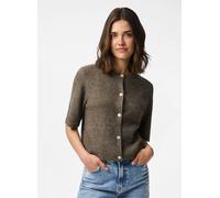 Pieces - Bekleidung Pcsilly Ss O-Neck Knit Cardigan Noos Bc - braun - Größe XL