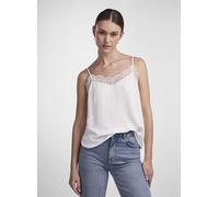Pieces - Bekleidung PCTIFFANY STRAP LACE TOP NOOS BC - Weiß - Größe M