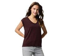 Pieces Damen Billo T-Shirt Winetasting Burgunderrot L