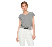 Pieces Billo Lurex Stripes Short Sleeve T-shirt Grau XS Frau (Herstellerartikelnummer: 17078572-LightGreyMelange/DetailLurexGrey-XS)