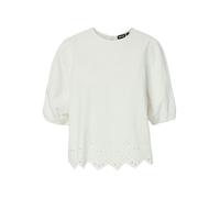 Pieces Bluse "Pcsalmina" in Creme - Größe XL | Damen Blusen