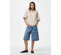 Pieces Bluse "Pcvinsty" in Beige - Größe S | Damen Blusen