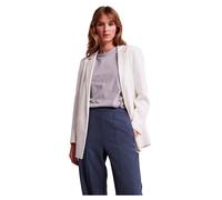 PIECES Loose Fit Longblazer mit Abnähern Modell 'BOZZY' in Offwhite, Größe XL
