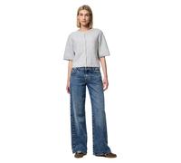 Pieces Cardigan Silly mit Rundhals in Grau M Loose Fit