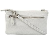 PIECES DAGNA Cross Over Bag 17051603, Damen Umhängetaschen, Grau (Chrome Grey), 20x12x4 cm (B x H x T)