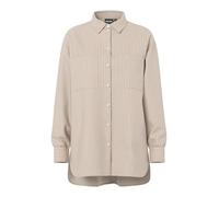 PIECES Damen Female Hemd Pcmelia Pcmelia Ls Oversize Shirt Noos (1er Pack)