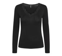 Pieces Damen Pcbarbera Ls Lace Top Noos Bc Top (1er Pack)