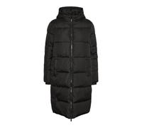 Steppmantel PIECES "PCBEE NEW LONG PUFFER JACKET NOOS BC" Gr. M (38), schwarz (black) Damen Mäntel (44858664-M) black
