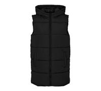 PIECES Damen Pcbee New Puffer Vest Bc Steppweste, Schwarz ,M