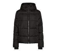 PIECES Damen Pcbee New Short Puffer Jacket Bc, Schwarz, M