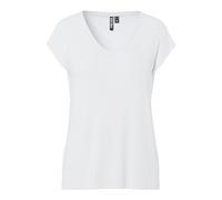 PIECES Damen T-Shirt PCBILLO Tee SOLID NOOS, Weiß (Bright White), 36 (Herstellergröße: S)