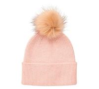 PIECES Damen Pcbina Wool Hood W. Fold Up Noos Bc, Rose Cloud, Einheitsgröße