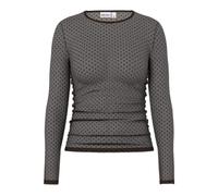 Pieces Damen Pcbobo Ls Mesh Rouching Top JRS Noos Pcbobo Ls Mesh Rouching Top JRS Noos (1er Pack)