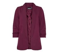 PIECES Damen Pcboss Noos 3/4 Blazer, Grape Wine,S