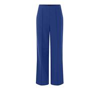 PIECES Damen Pcbossy Hw Wide Pants Noos Stoffhose, Mazarine Blue, S EU