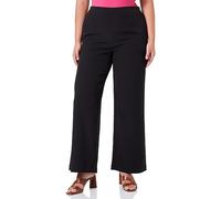 PIECES Damen Pcbossy Hw Wide Plain Pant Noos Qx, Schwarz, 48 Große Größen