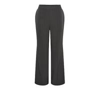 PIECES Damen Pcbossy Hw Wide Striped Pants Noos, Magnet, M